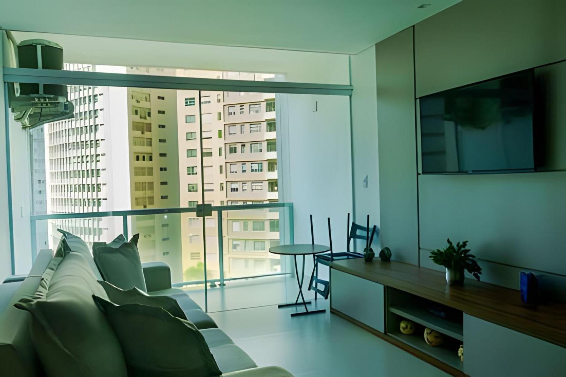 Vista-Mar - 3 Suites Com Ar Condicionado E Quarto Casal Com Ar Condicionado - 100M Da Praia Guarujá Zewnętrze zdjęcie