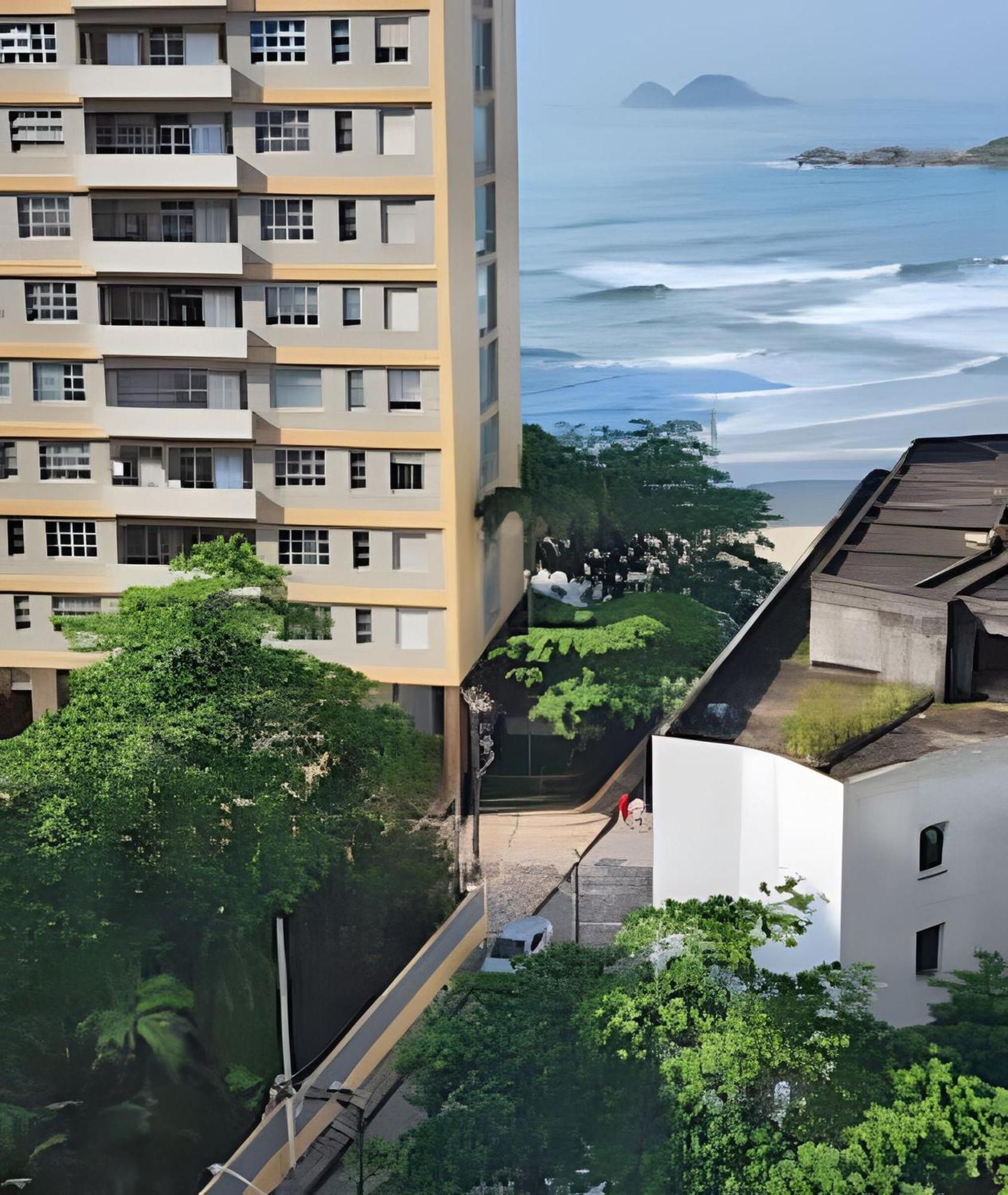 Vista-Mar - 3 Suites Com Ar Condicionado E Quarto Casal Com Ar Condicionado - 100M Da Praia Guarujá Zewnętrze zdjęcie